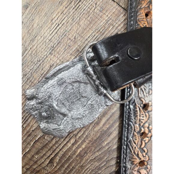 NRA National Rifle Association Of America 125 Years Leather Belt Made USA 38-44" - Picture 4 of 6